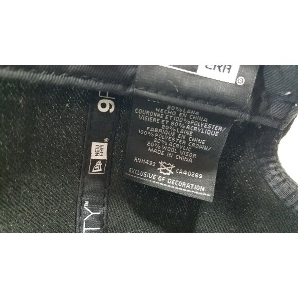 Golden State Warriors New Era 9Fifty Snapback Cap Hat Adult OSFM Black Gray Mens - Picture 12 of 13